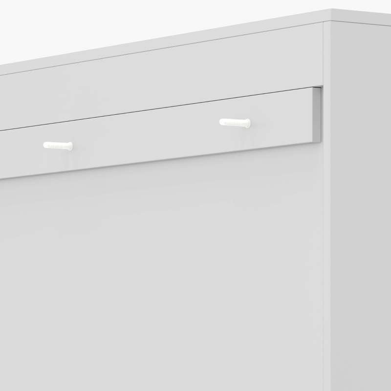 HOMCOM Bathroom Wall Cabinet, Wall Mounted Bathroom Cabinet, Over the Toilet Space Saver with Adjustable Shelves, White