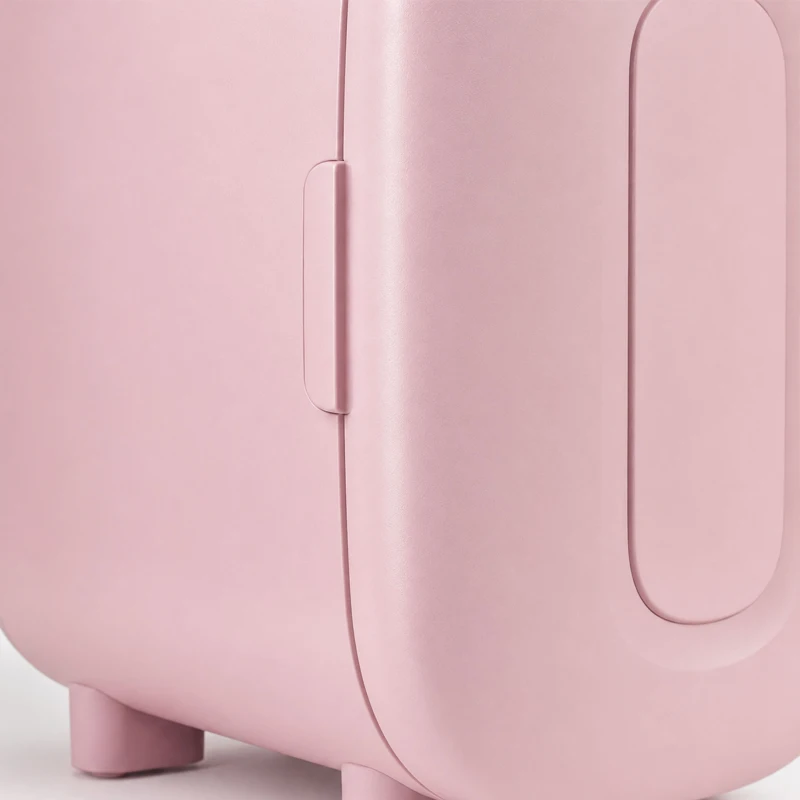 HOMCOM Mini Koelkast Beauty Fridge, 4 L Inhoud, 20,3 x 26,3 x 28 cm, Roze