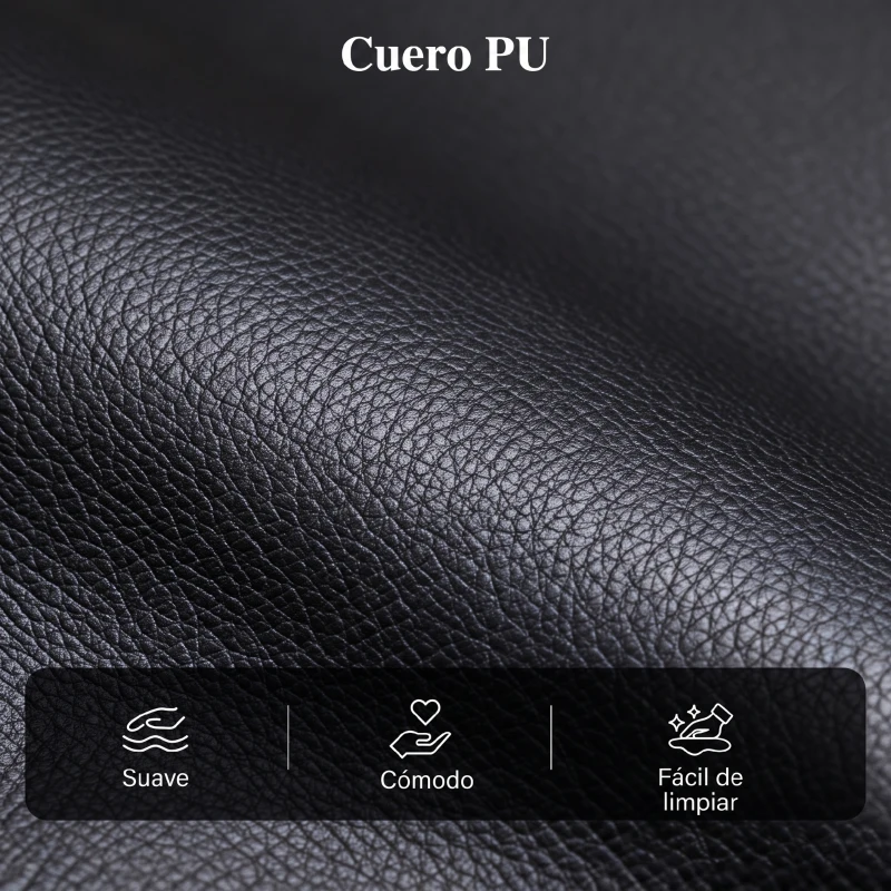 HOMCOM Poltrona de Massagem Reclinável com 2 Zonas de Massagem 8 Programas e 5 Níveis de Intensidade 68x88x98 cm Preto