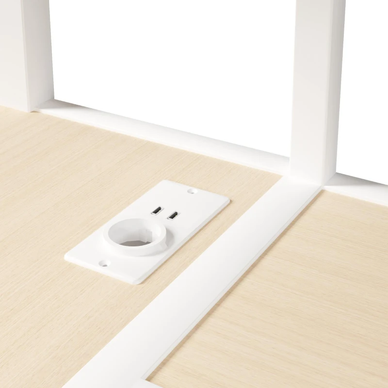 Cama alta 90×200 cm, prateleiras, escada com arrumação, sem colchão, 251x96x170 cm, Branco