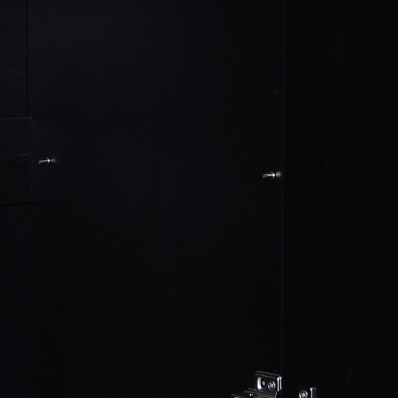 Armadio scarpiera con 3 ante a ribalta salvaspazio dal design moderno, 90x25x121 cm, Nero