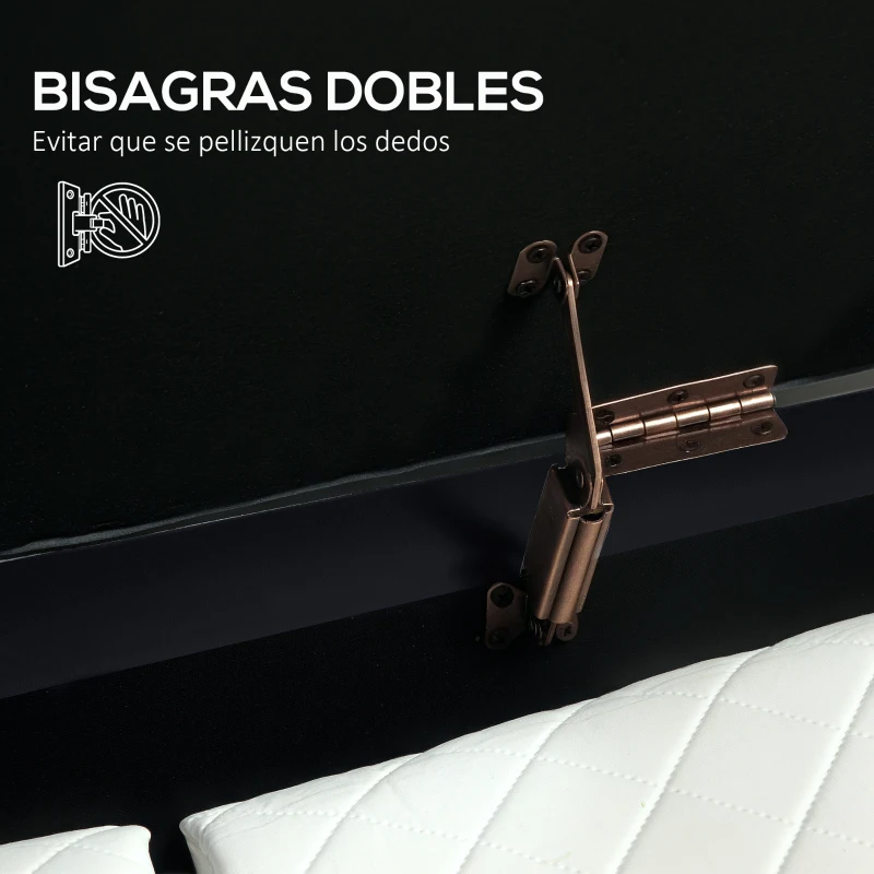 HOMCOM Banco Arcón de Entrada Ovalado 72 L con Tapa Abatible Asiento Acolchado en Terciopelo Negro