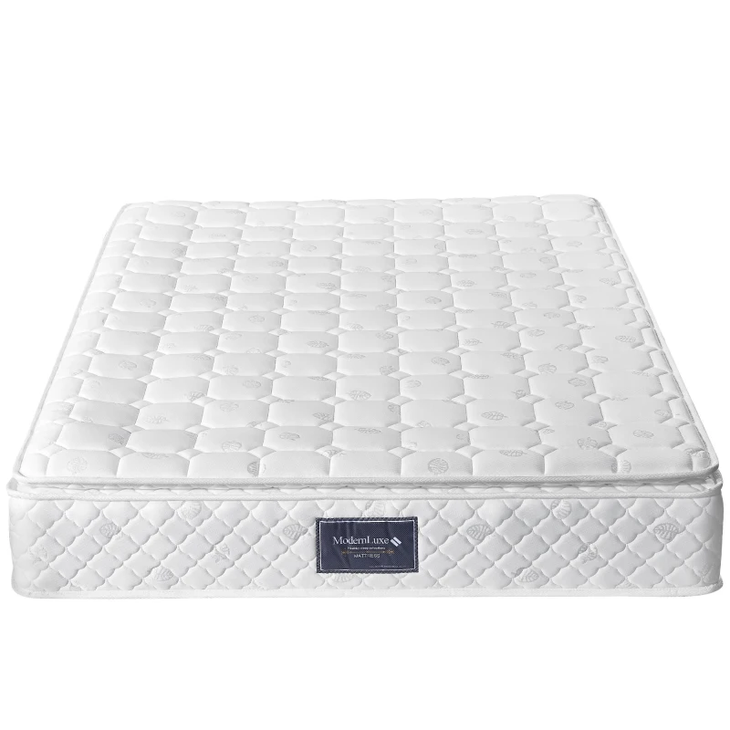 Cama de casal 140x200 cm com arrumação hidráulica, estrutura metálica com estrado de ripas em madeira, 217x143x107 cm, Bege