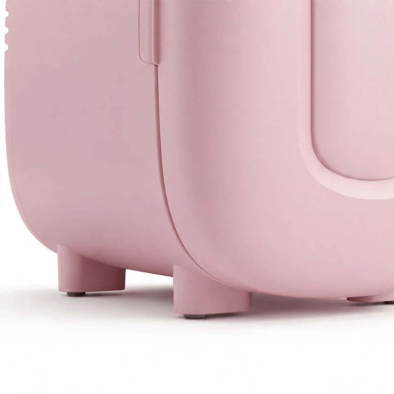 HOMCOM Mini Koelkast Beauty Fridge, 4 L Inhoud, 20,3 x 26,3 x 28 cm, Roze