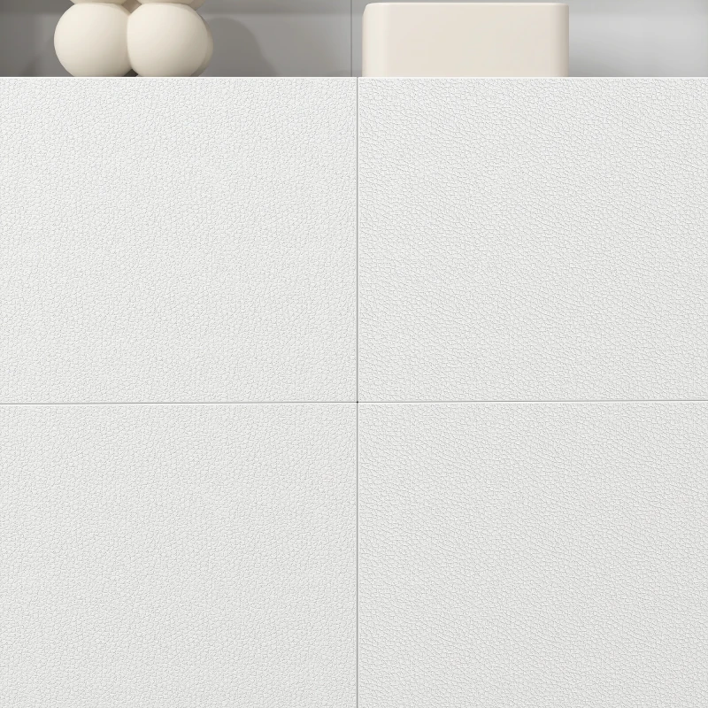 HOMCOM Tête de lit sur pied avec rangements, accessoire de lit 4 compartiments ouverts, 160 x 20,2 x 108,2 cm, blanc