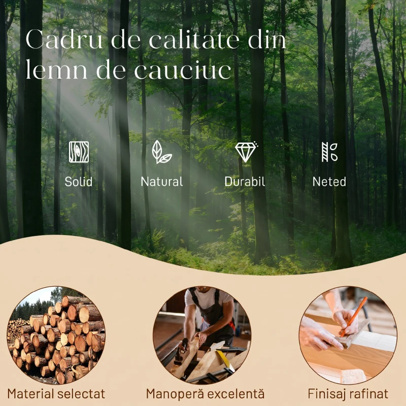 HOMCOM Balansoar din Catifea Fină cu Suport Picioare, Spătar Reclinabil, Stil Scandinav, Crem