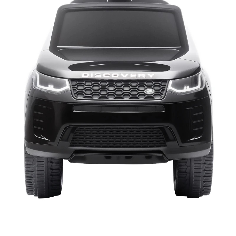 AIYAPLAY Correpasillos Infantil con Licencia Land Rover Vehículo para Empujar Claxon Sonidos de Motor Almacenamiento Bajo el Asiento Negro
