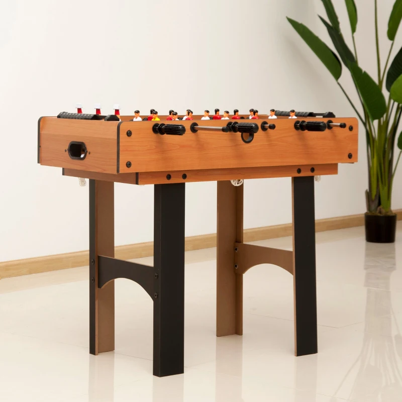 HOMCOM Table multi jeux 4 en 1 babyfoot billard air hockey ping-pong avec accessoires en bois 92L x 78l x 80H cm