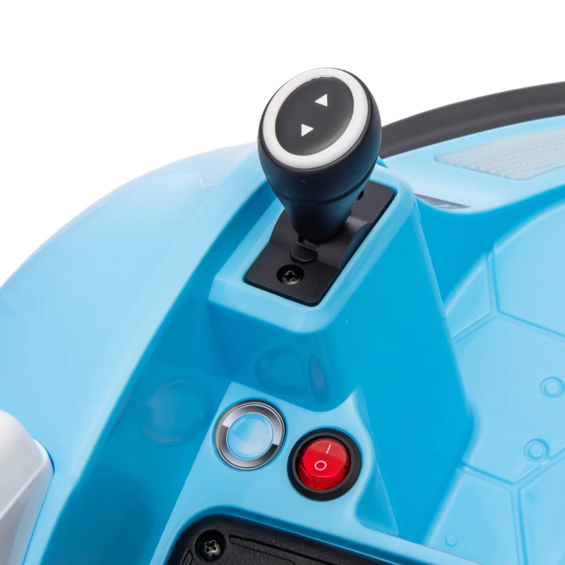 AIYAPLAY Voiture Tamponneuse Électrique Enfant 12V, Rotation à 360°, Auto-Tamponneuse Enfant avec Télécommande, Bleu