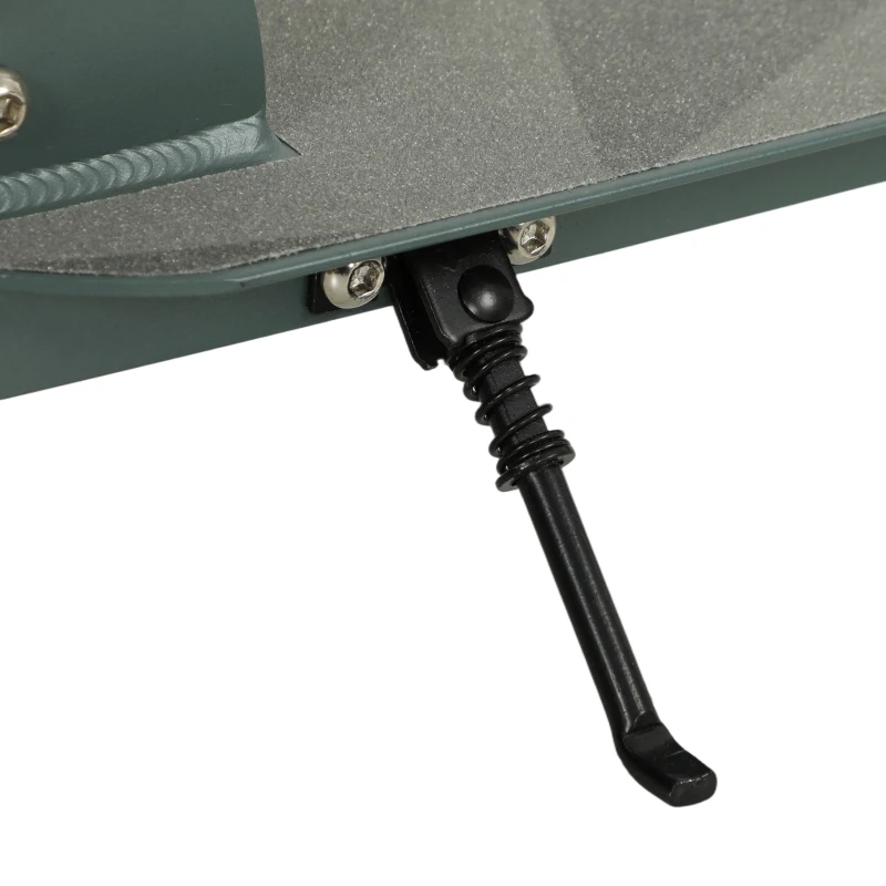 SPORTNOW Foldable Kick Scooter with Height Adjustable Handlebar, One-click Folding Adult Scooters with 200 mm Big Wheels, Silver Tone