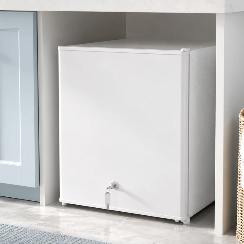 HOMCOM Mini Vriezer 35L Vrijstaand 161W Vrieskast 47x44,2x48,8 cm Wit