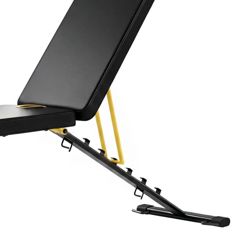 SPORTNOW Adjustable Weight Bench, 300kg Incline Decline Flat Foldable Bench Press with 7 Backrest Positions and Resistance Bands