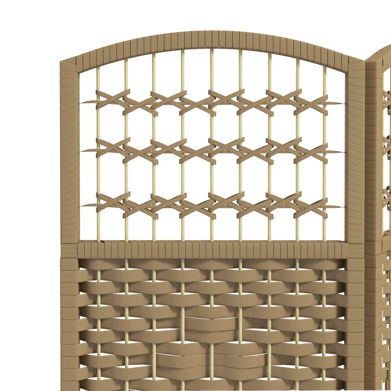 HOMCOM Paravent intérieur en bois séparateur de pièce cloison pliable 6 panneaux 240 x 170 cm bois naturel