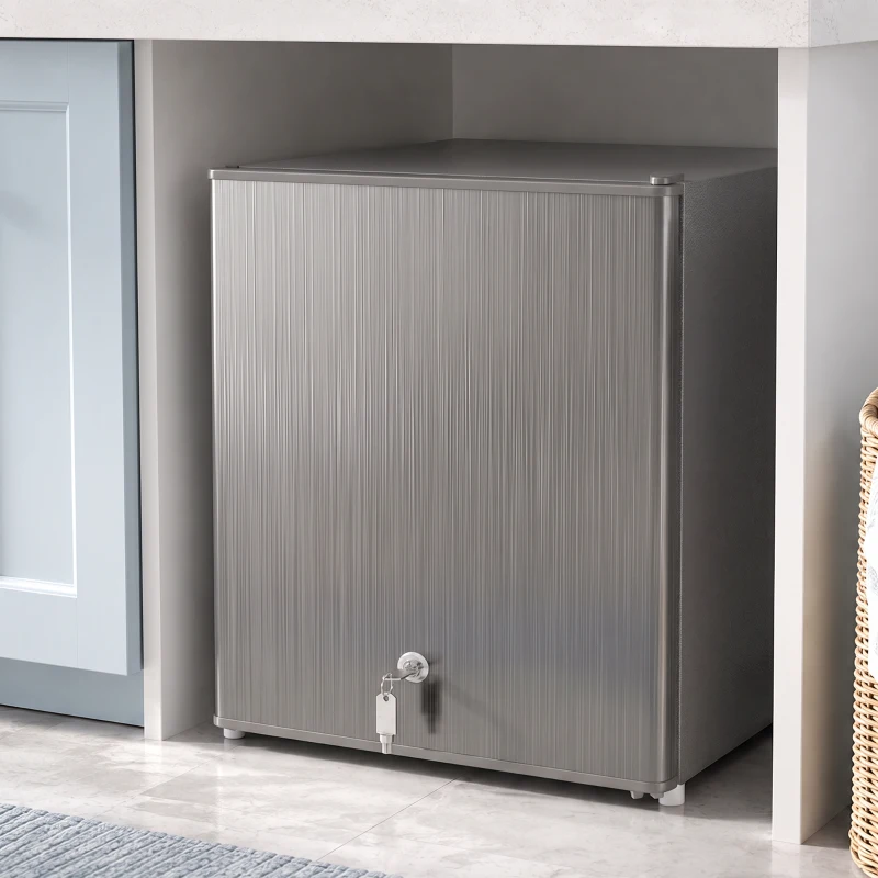 HOMCOM Mini Diepvries 35L | Vrijstaand, 161W, Vrieskast 47 x 44,2 x 48,8 cm - Grijs