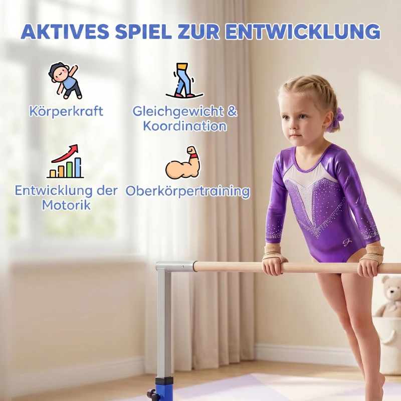 HOMCOM gymnastiekstang gymnastiek(m-7)