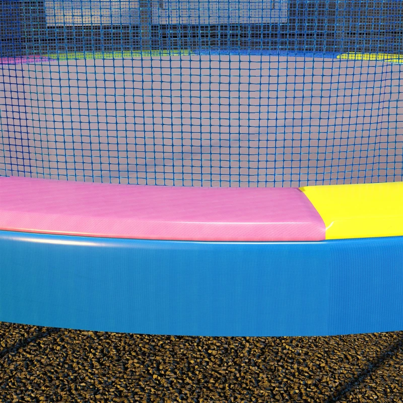 SPORTNOW Ersatz-Randabdeckung für Trampoline, wasserfest, reißfest, Ø366 cm, bunt