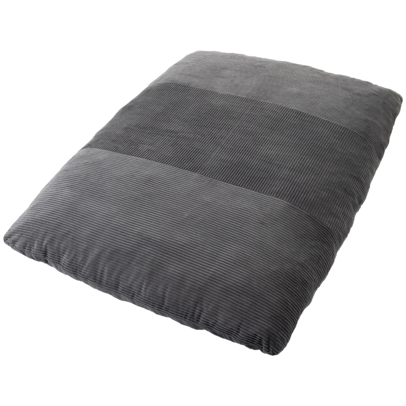 HOMCOM Fauteuil de sol 2-en-1 en velours côtelé, canapé de sol pliable pour lecture, gaming & méditation, canapé-lit pour chambre