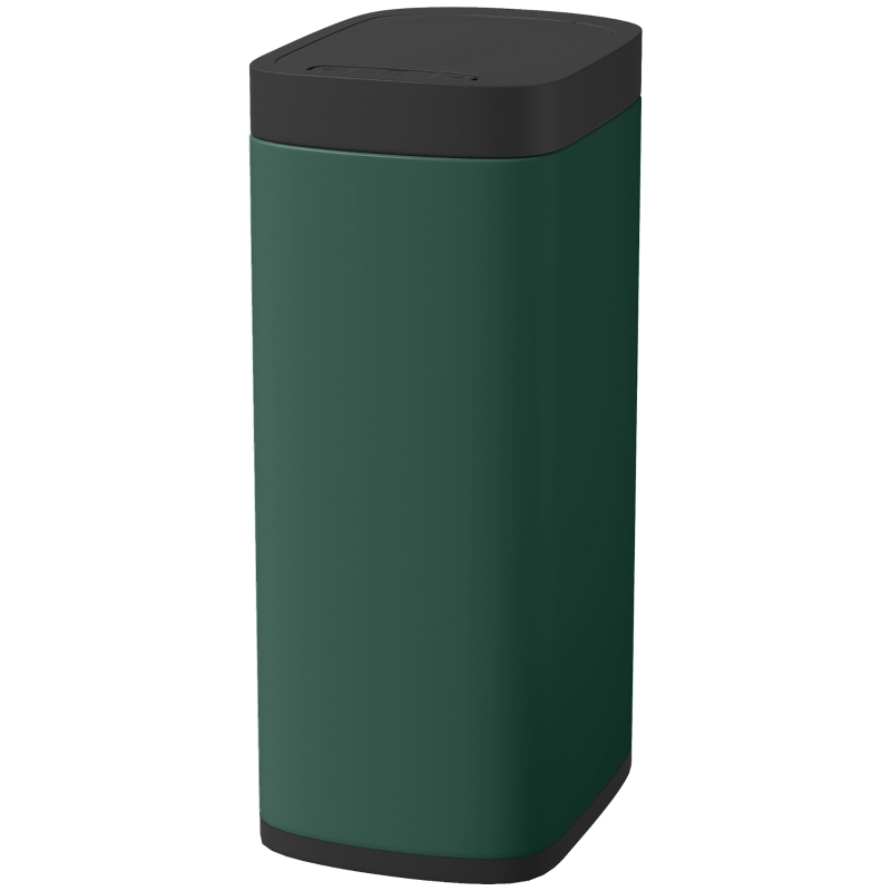 HOMCOM 50L Sensor-Mülleimer, berührungslos Küchenmülleimer mit Bewegungssensor, fingerabdruckresistent