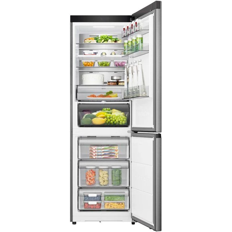 Réfrigérateur Combiné - HISENSE - RB3K330SAIE - 330 L - Enchassable Classe E - 59,5 x 60 x 185 cm - Inox