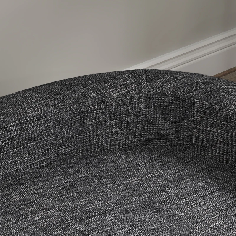 PawHut Sofá para Perros Grandes Cama Elevada para Perros con Cojín Lavable y Patas de Madera Carga 30 kg 98x67x25cm Gris Oscuro