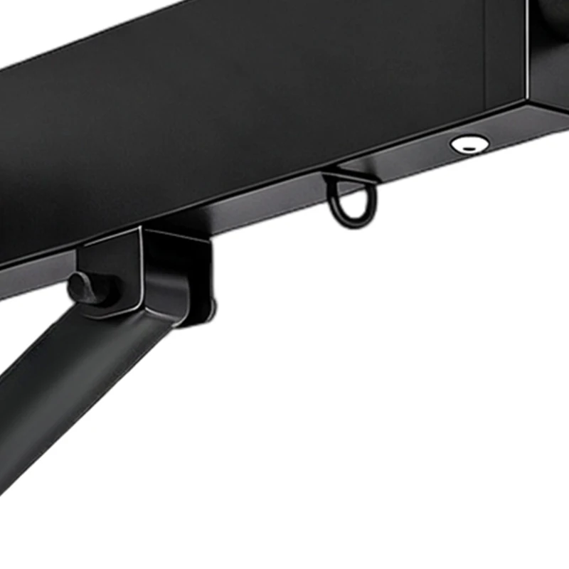 SPORTNOW Pull Up Bar Wall Mounted Chin Up Bar with Folding Design, 3 Hooks for Resistance Bands, Supports up to 120 kg, Black