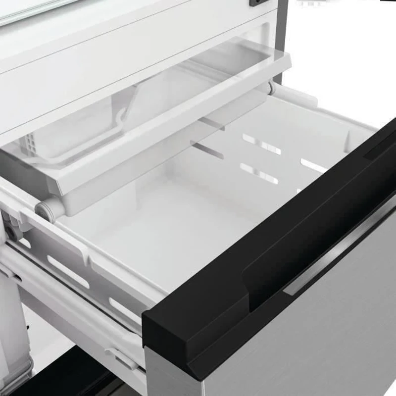 Réfrigérateur multiportes - WHIRLPOOL - WHKF6352X5E - 351 L - Dual NoFrost - 6e sens - Classe D - Multiflow - 203,5x59,5x66,3 - Inox