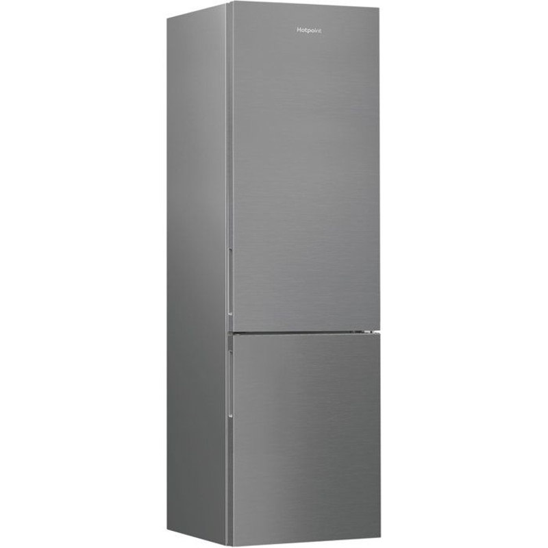 Réfrigérateur combiné - HOTPOINT - HPK25402XP7E - Classe B - 355 L - 59,5 x 66,3 x 203,5 cm - Titanium Inox
