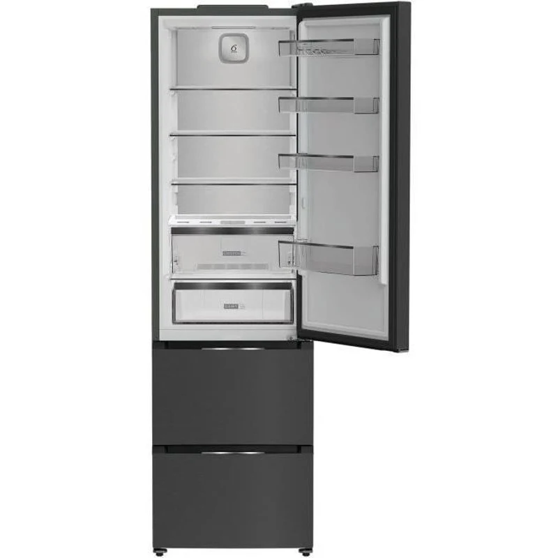 Réfrigérateur multiportes - WHIRLPOOL - WHKF6353XBR6E - 351 L - NoFrost - Classe C - Multiflow - 203,5x59,5x66,3 - Dark Inox