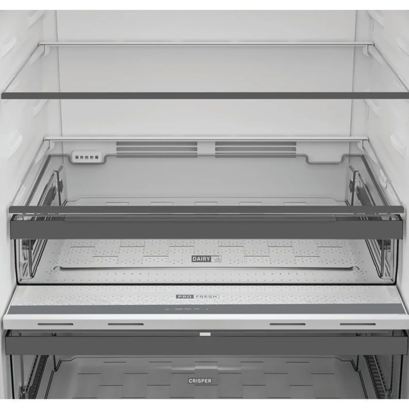 Réfrigérateur double-portes - WHIRLPOOL - WHD26473X5E - Classe D - 477 L - 70 x 74,6 x 186,5 cm - Dark Inox