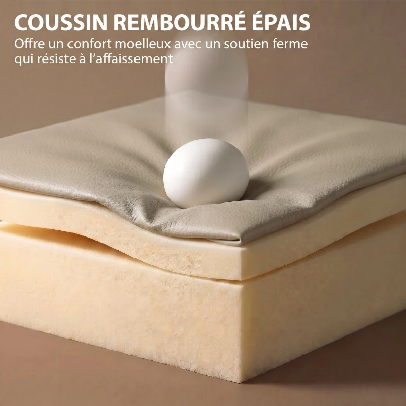 HOMCOM Fauteuil Releveur Électrique Massage Vibration et Chaleur, Fauteuil Relax Électrique en PU, Dossier Inclinable, Gris