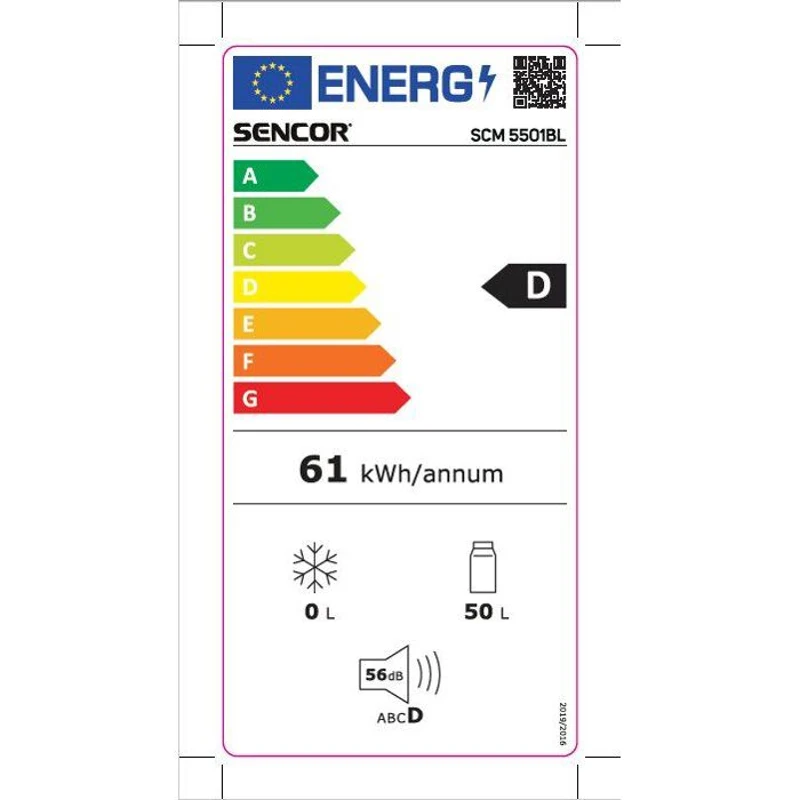 Glaciere - SENCOR - 55 L - AC/DC - Air Chaud/ Froid - Prise secteur (100–240 V) - Allume-cigare 12 V