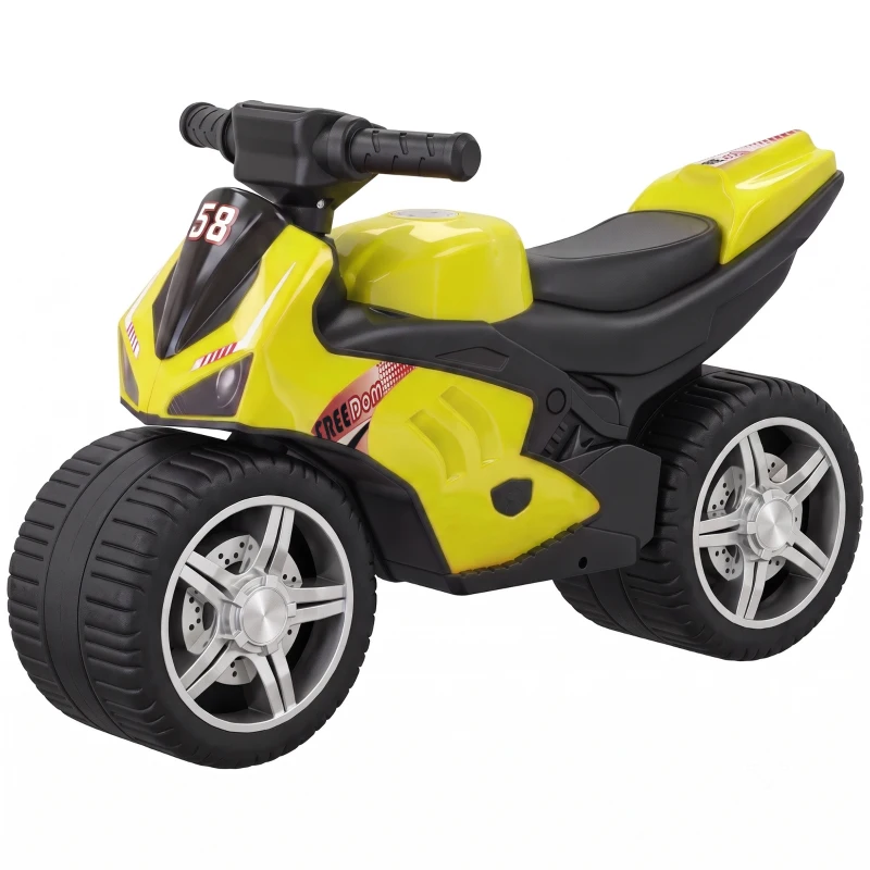 AIYAPLAY Bicicleta sin Pedales Moto Correpasillos con Música y Ruedas Extra Anchas para Niños y Niñas de 18 a 36 Meses Verde