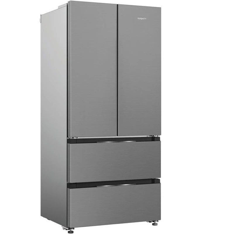 Réfrigérateur américain - HOTPOINT - HPG25512XBR4E - 4 portes - Classe E - 515 L - 83,2 x 70 x 182,3 cm - Inox