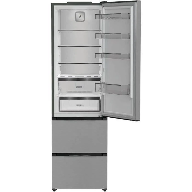 Réfrigérateur multiportes - WHIRLPOOL - WHKF6352X5E - 351 L - Dual NoFrost - 6e sens - Classe D - Multiflow - 203,5x59,5x66,3 - Inox