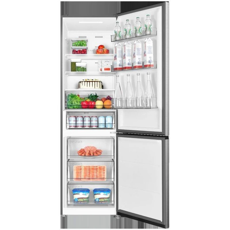 Réfrigérateur combiné - TCL - RP409BIE0 - 409 L - Classe E - 59,5 x 68 x185 cm - Inox