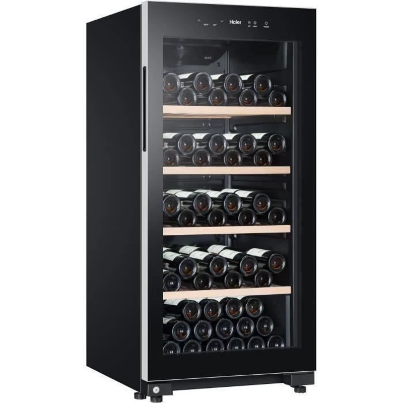 Cave a vin de vieillissement - HAIER HWS116GAE - Pose libre - 116 bouteilles H126.5 x L59,5 cm - Noir