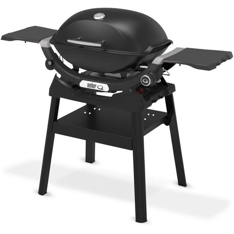 Barbecue a gaz - Weber - Q2200N avec stand - 4,11kW - 1 brûleur - Fonte émaillée - Allumage piézoélectronique - Noir