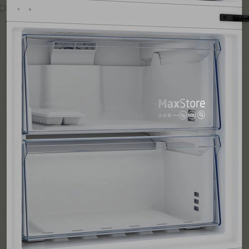 Réfrigérateur combiné - BEKO - B1RCNE534DG -Grande capacité 475 L - Ventilé - Distributeur d'eau - Classe E - 187x70,9x59x7 - Grey