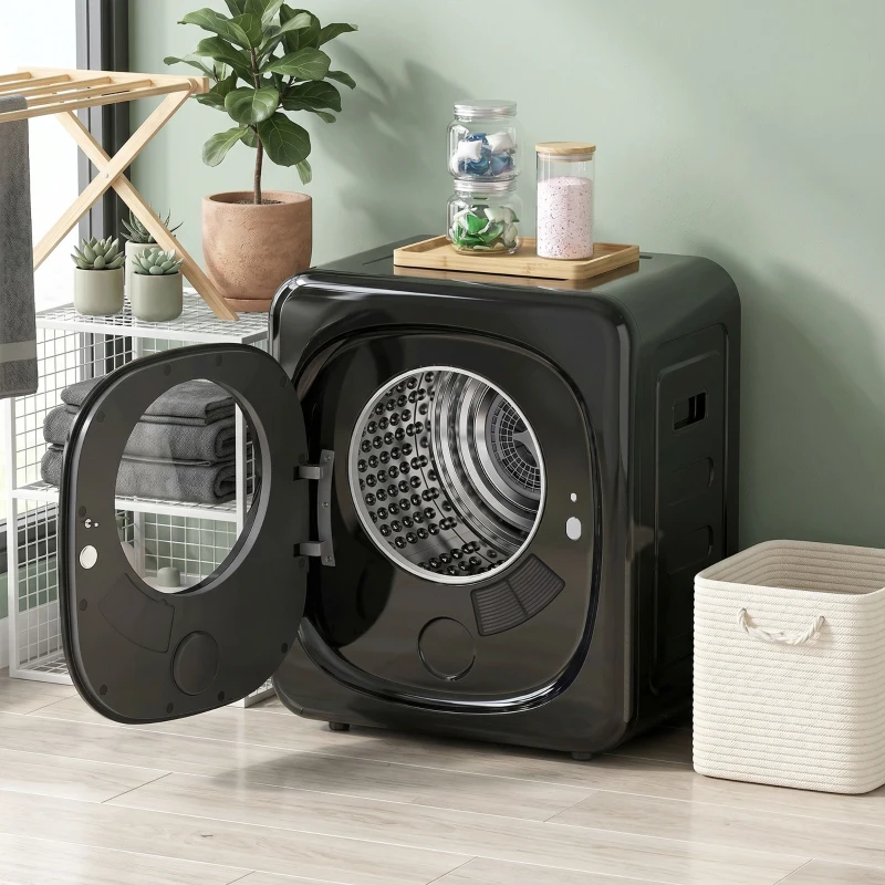 HOMCOM Condensdroger met warmtepomptechnologie, tafelmodel, maandelijkse betaling