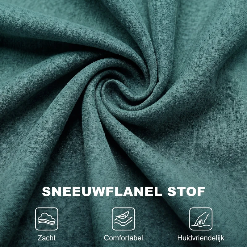 HOMCOM Elegante oorfauteuil, dik gewatteerd, afneembare bekleding, 74 x 86 x 102 cm, Donkergroen