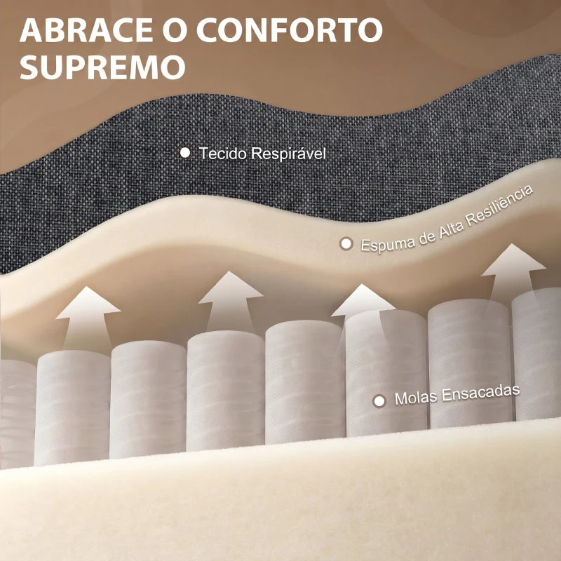 HOMCOM Poltrona de Massagem Relax Reclinável com 8 Pontos de Massagem e Função Calor 85x93x103 cm Cinzento