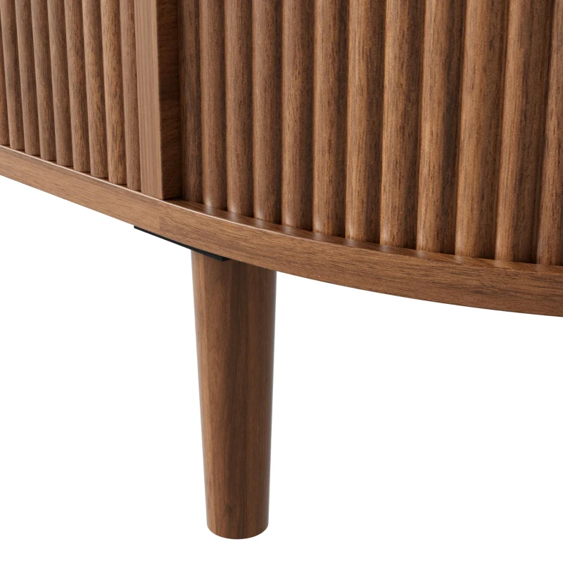 Functional Coffee Table with Height-Adjustable Tabletop, Solid Room Table with MDF Body and Pine Legs, 100L x 48W x 40H cm, Walnut
