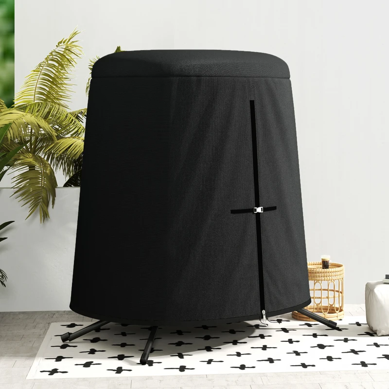 Outsunny 196 x 230 cm Hanging Egg Chair Protective Cover - Black