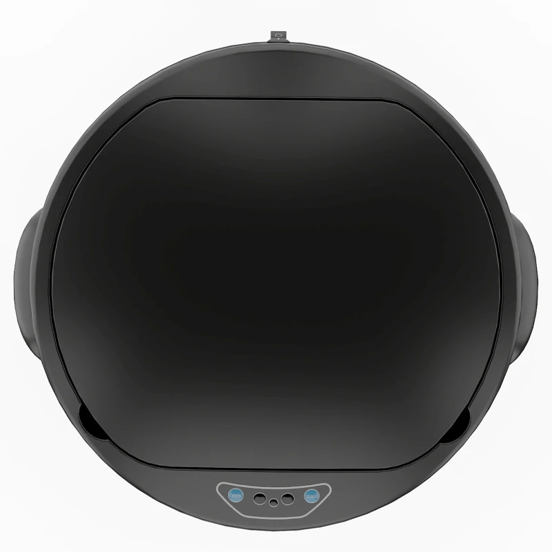 HOMCOM 50L Stainless Steel Sensor Bin - Black