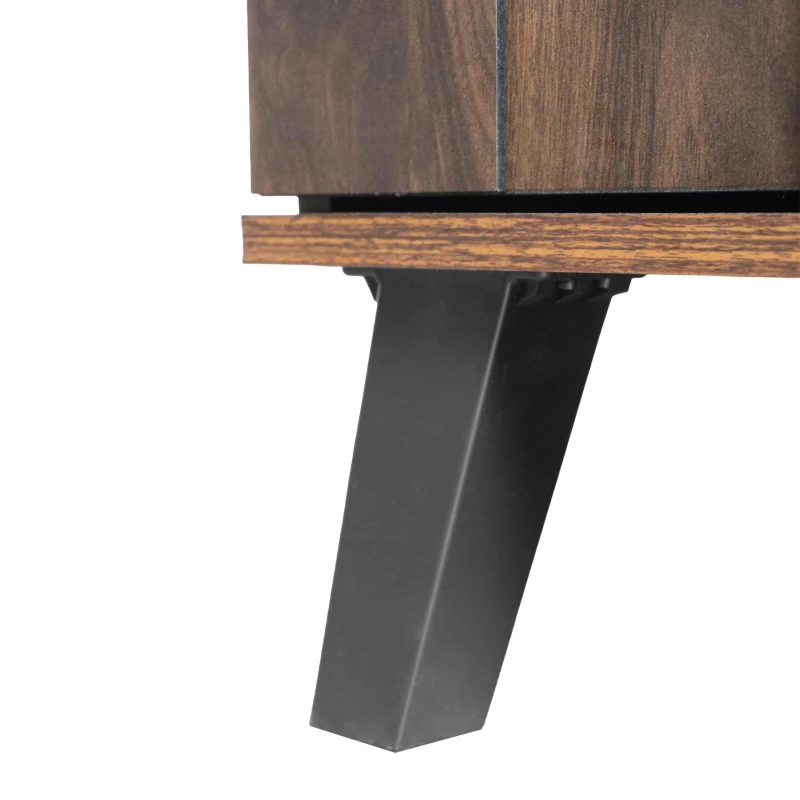 Generous 4-Door Sideboard with Adjustable Shelves, Versatile Cabinet for Living rooms, Bedrooms, or Entryways, 150L x 35W x 78H cm, Wood