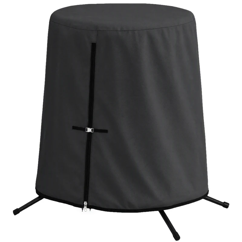 Outsunny 196 x 230 cm Hanging Egg Chair Protective Cover - Black