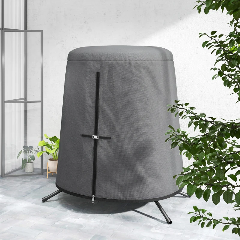 Outsunny 196 x 230 cm Hanging Egg Chair Protective Cover - Grey