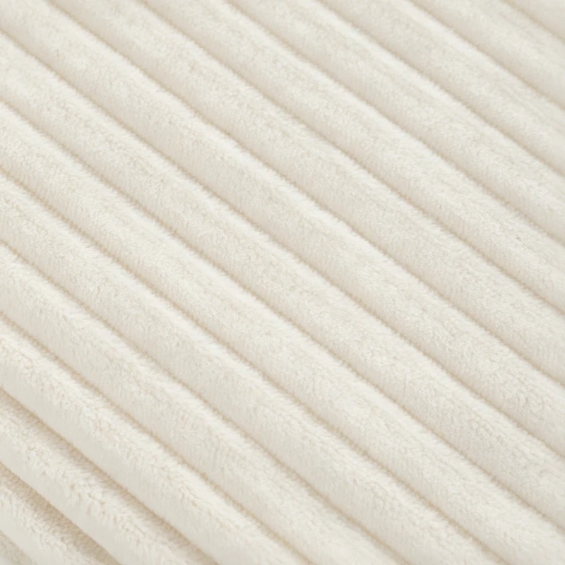 HOMCOM Silla de Rodillas Ergonómica con Respaldo Apoyo para Rodillas y Tapizado de Pana Crema
