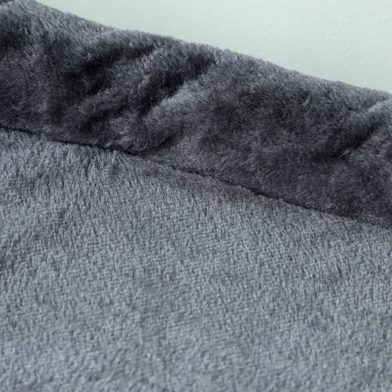 PawHut Árbol Rascador para Gatos Árbol para Gatos 66 cm con Cama 2 Cuevas Poste de Sisal Bola para Jugar Gris Oscuro