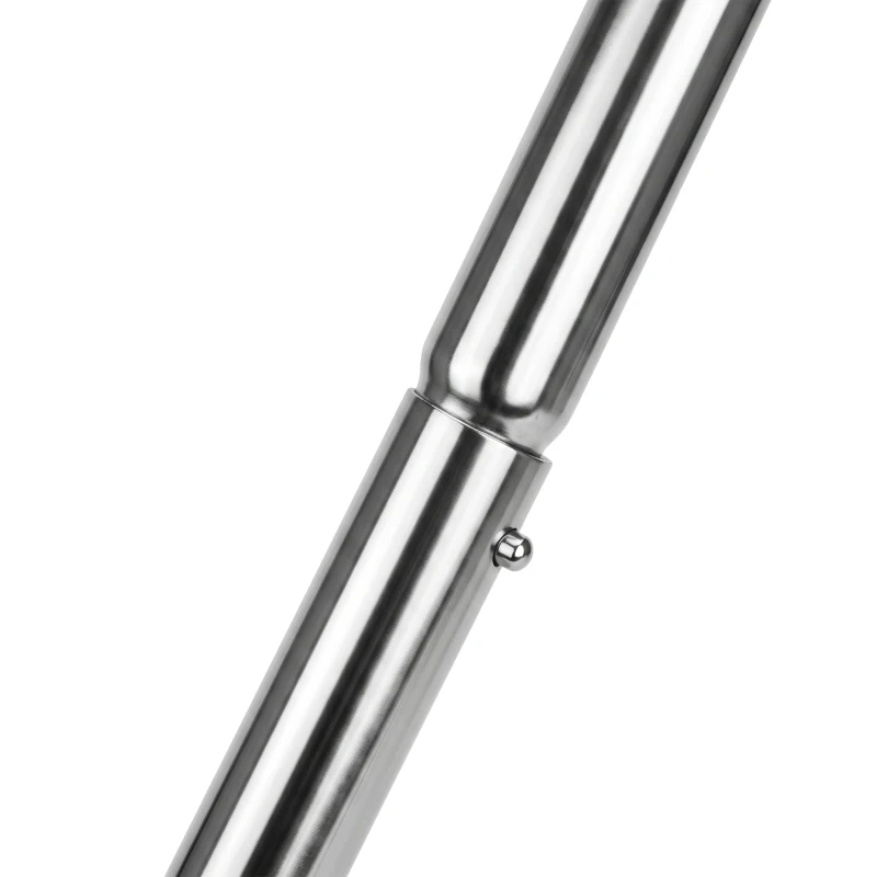Outsunny gazonbeluchter handvat lengte verstelbaar handverticuteer gazonbeluchter spiked roller gazon rollende gazonbeluchter onderhoud tuin verzinkte buis groen + zilver 135 x 42,5 x 15 cm